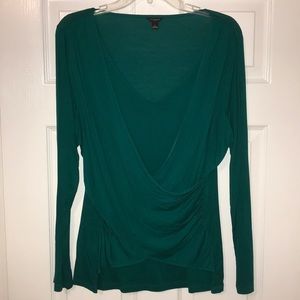 Ann Taylor Top long sleeve size large